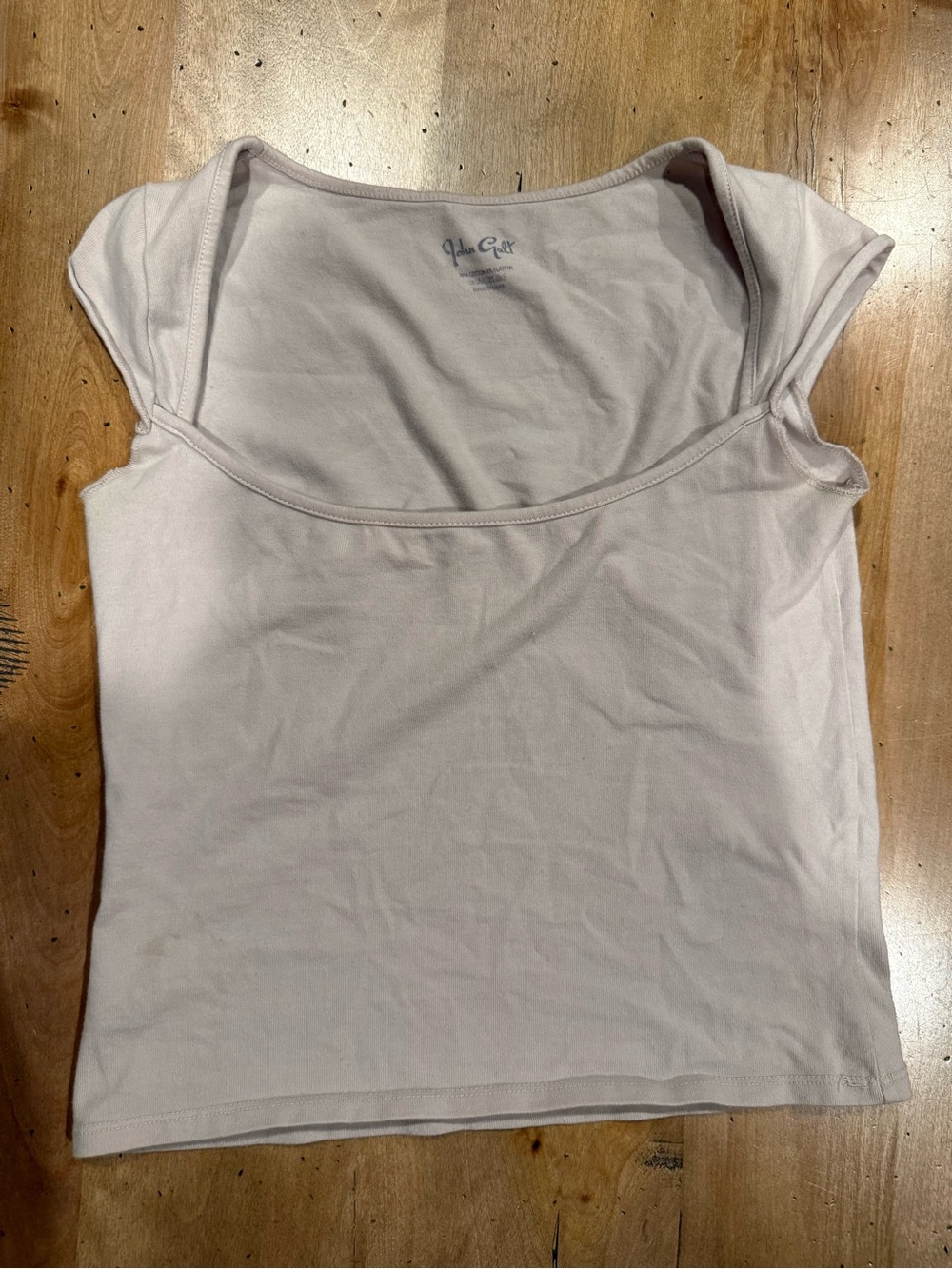 Brandy Melville Light Gray Scoop Neck Tank